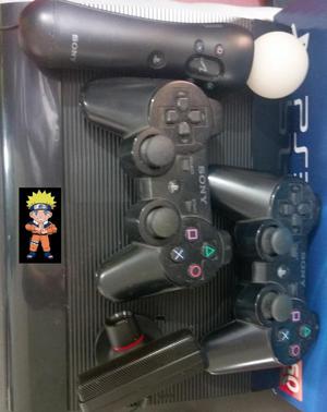 PLAYSTATION 3 PLAY 3 2 CONTROLES MOVE 10 JUEGOS FISICOS