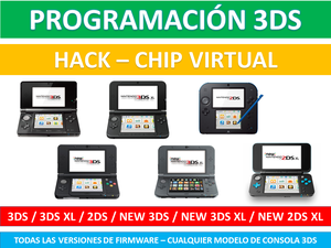 Programación 3DS / Hack / Chip Virtual. DOMICILIO GRATIS