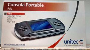 Consola Unitec Psp Portable 8 Bits 138 Juegos + Cartucho