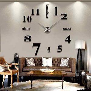 Reloj De Pared Diy 3d Decoracion Original Entrega Inmediata