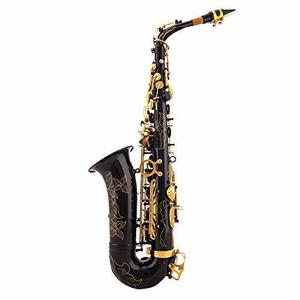 Saxofon Alto Glory Profesional Negro Estuche Set