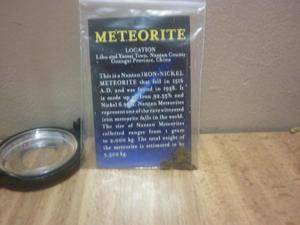 Fragmentos Meteorito Nantan