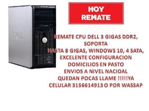 REMATE CPU DELL 3 RAM WINDOWS 10 CORE2DUO - San Juan de