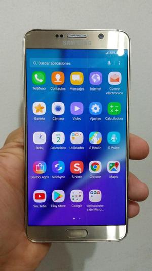 Samsung Galaxy Note 5 DORADA, 4GB DE RAM, con linea muy