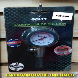Calibrador de Aire Balones Golty Origin - Cali