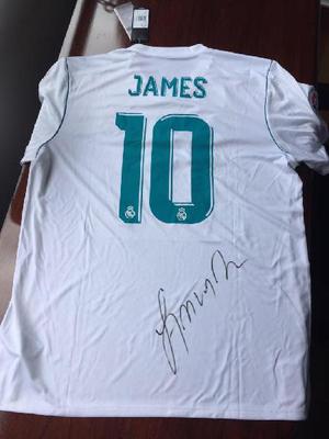Camisa Realmadrid Firmada Jamesrodriguez - Medellín