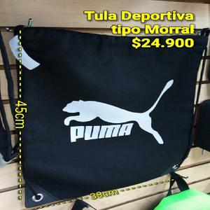 Tula Deportiva Tipo Morral en Lona - Cali