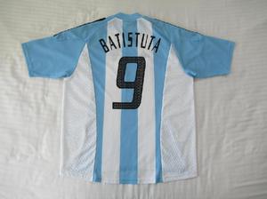 camiseta gabriel batistuta, argentina 2002/03, acepto cambio