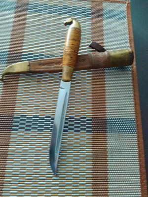 Cuchillo finlandés Lisakki antiguo para caza