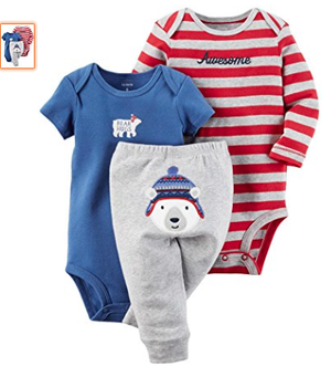 Set de 3 piezas talla 9M Nuevos Marca Carters.