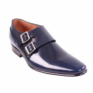 Zapato Formal Personalizado 100% Cuero Azul