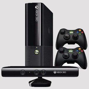 Xbox 360 Ultra Slim Programada + 2 Controles + Kinect