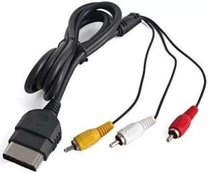 Cable Xbox Negro O Clasico Audio Video Rca Stereo