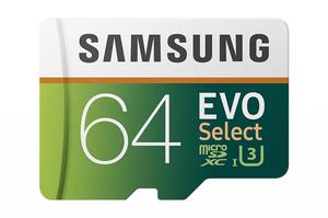 MicroSD Samsung 64GB 100MB/s U3 Video 4K Ultra HD