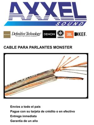 Monster Cable Dos Rollos de 10 Mts