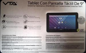 Tablet 9 VTA  Android 4.2.2 Memoria 8GB