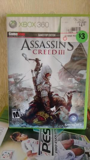 ASSASSINS CREED III XBOX 360