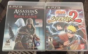 Assassin's Creed Revelations y Storm2. PS3 PERFECTO ESTADO!