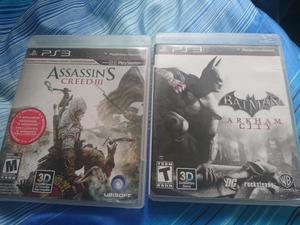 Batmam Arkham City Y Assassins Creed Iii