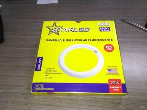 Bombillo Tubo Circular Fluorescente 22w Luz Blanca