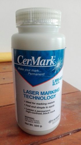 Cermark Pasta Para Grabar Metales Con Laser.