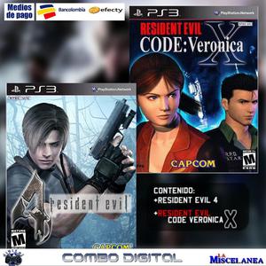 Resident Evil 4 Y Code Veronica X Ps3