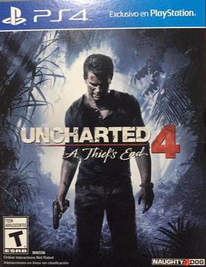 Uncharted 4 a Thief’s End Nuevo Ps4