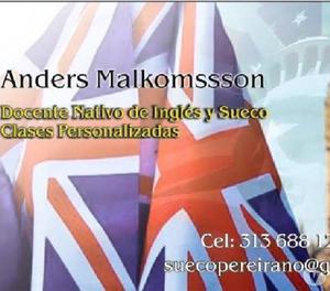 Profesor certificada y nativo de ingles