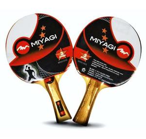 Raqueta De Ping Pong Miyagi 3 Estrellas Alta Calidad