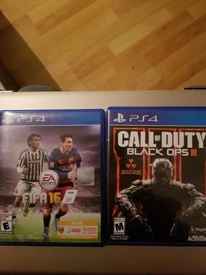 Vendo Fifa 16 Y Call Of Duty Black Ops