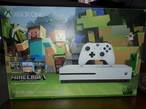 Xbox One S de 500Gb Ed Minecraft Nueva.