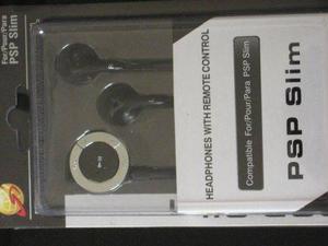 Auriculares Psp Con Control Remoto Oro Chapado Compatible C