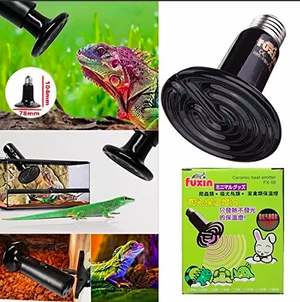 bombillo de ceramica 100 watts para terrarios de reptiles,