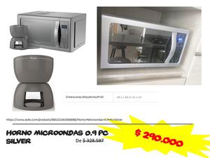 Horno Microondas 0.9 PC Silver