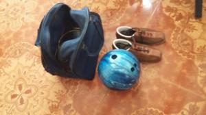 Bola de boliche azul Set zapatos, bola y maletin - Medellín