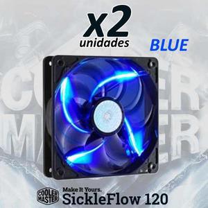 Fan Ventilador Cooler Master Sickleflow Azul - Pack X