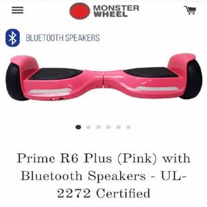 Patineta Electrica Monster Wheel Prime R6 Plus Pink con
