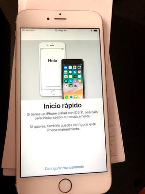 Iphone 6s Plus 16 Gb Oro Rosa Usado Con Todos Los Accesorio