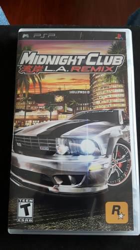 Videjuego Psp - Umd Original - Midnight Club L.a. Remix Car