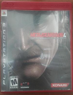 Juego Metal Gear Solid 4 PS3 Original