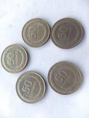 Monedas Colombianas 50 Centavos 