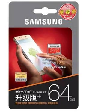 Samsung Micros Sd 64 Evo+ Original 4k