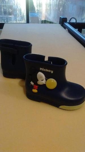 Botines En Caucho Para Bebe De Mickey Talla 