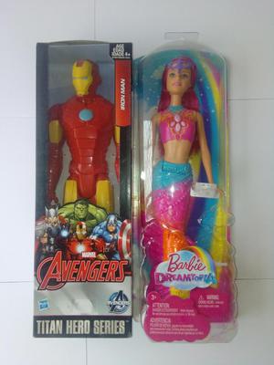 Combo original Iron Man Barbie Dreamtopia para estrenar