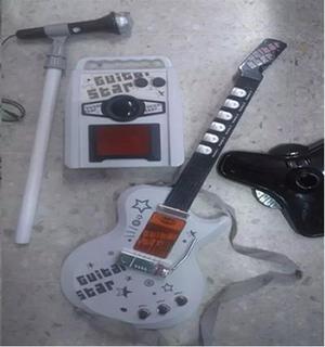 Guitarra Eléctrica micrófono Parlante Karaoke Juguete