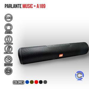 Parlante Music + A189 Bluetooth Radio Fm Micro Sd Usb