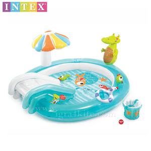 Piscina Niños Inflable Rodadero Juegos Intex Muñecos