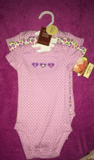 Set de 3 Bodies Carter’s Nuevo talla 3m