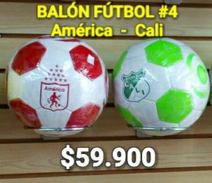 Balón Fútbol N4 America Y Cali