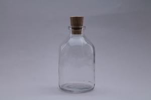Botella Frasco De Vidrio Con Corcho Recordatorio